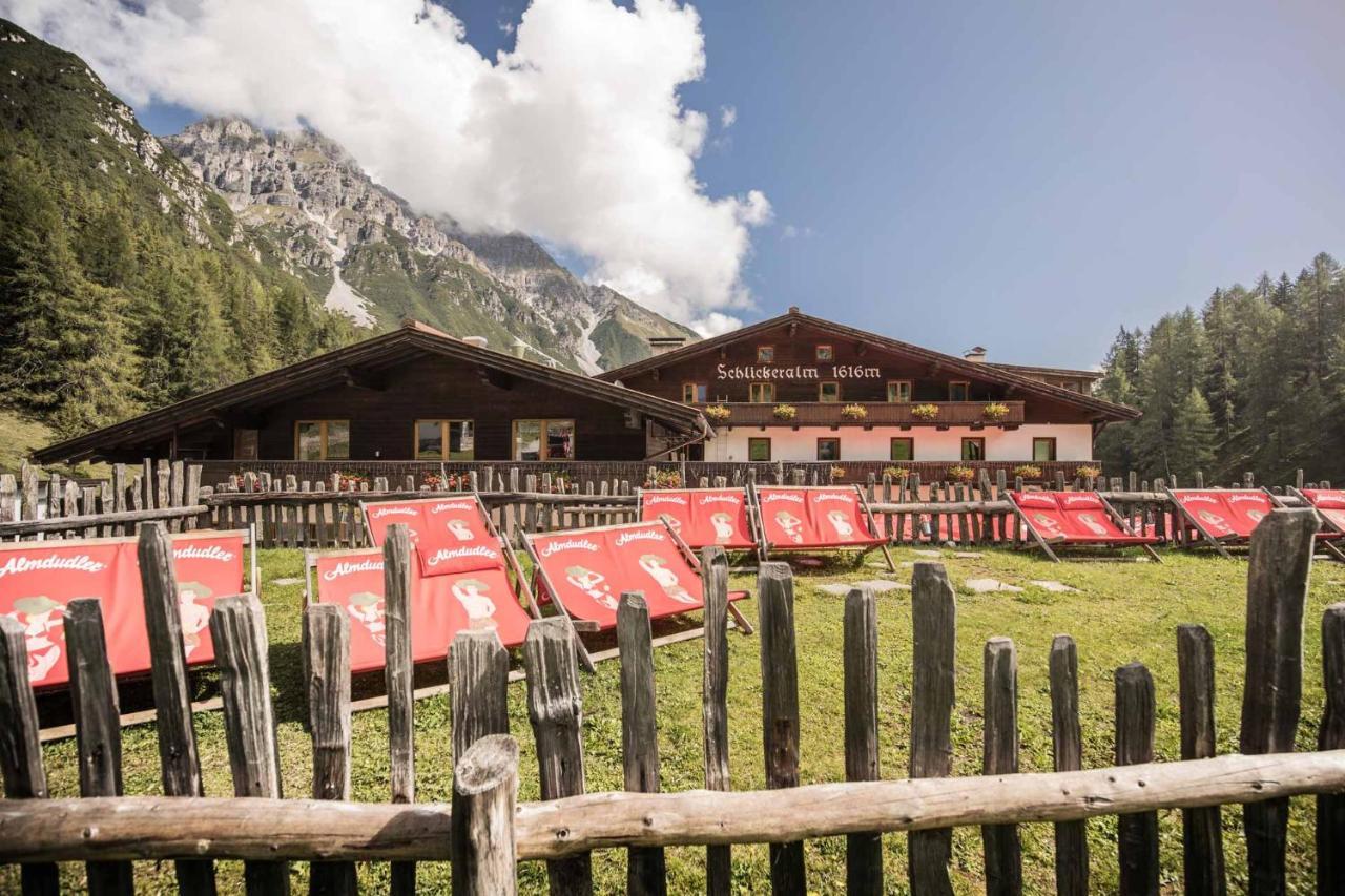Berghotel Schlickeralm 1.616 M Fulpmes Esterno foto